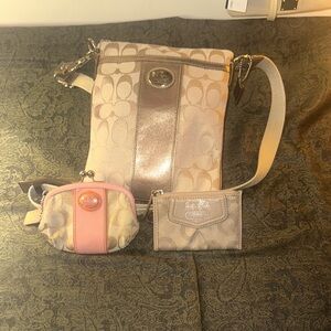 LET US STYLE YOU! With a Coach Signature Crossbody and a Vintage wallet